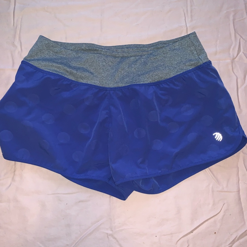 MPG | Blue Polka Dot Running Shorts | S